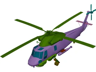 Kaman SH-2F Seasprite 3D Model