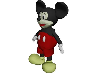 Mickey Mouse 3D Model