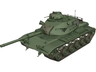 M60 A3 3D Model