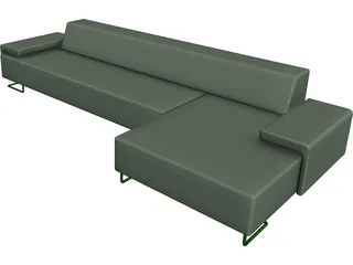 Lowland Sofa 3D Model