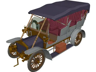 Rolls-Royce Silver Ghost 3D Model