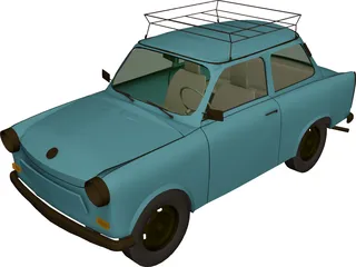 Trabant 601S 3D Model