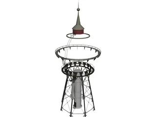 Water Tower 3D Model