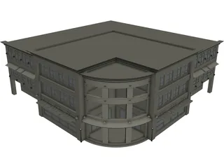 Shopping Center 3D Model