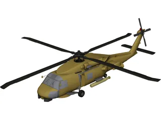 Sikorsky SH-60B Seahawk 3D Model