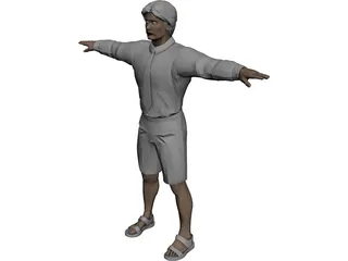 Man [+Outfits and Hairstyles] 3D Model