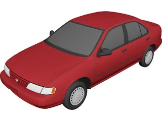 Nissan Sentra GXE (1996) 3D Model