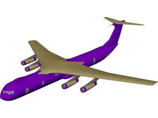 C-141 Starlifter 3D Model 3D Preview