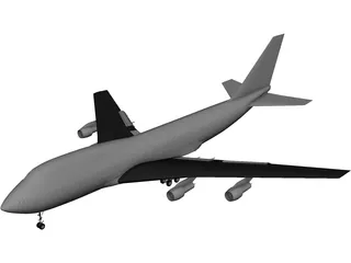 Boeing 747-200 3D Model