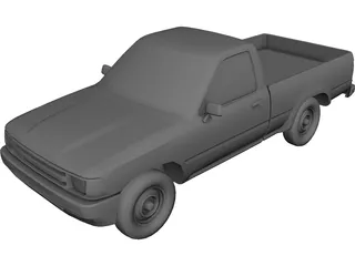 Toyota Pickup (1990) 3D Model 3D Preview