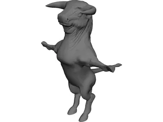 Bull 3D Model 3D Preview