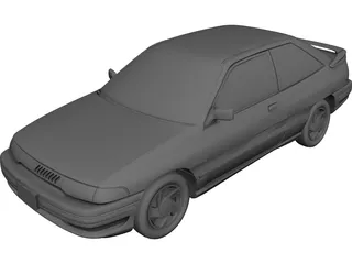 Ford Escort (1997) 3D Model