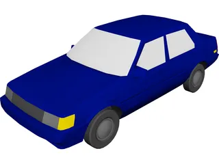 Toyota Corolla (1987) 3D Model