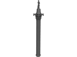 Nelsons Column 3D Model