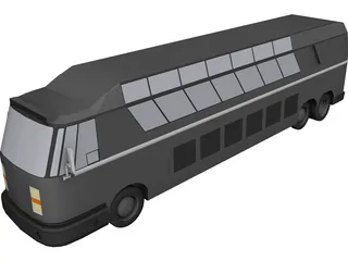 Tour Bus 3D Model