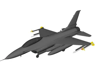 F-16C 3D Model