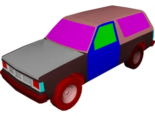 Chevrolet S10 Blazer (1986) 3D Model