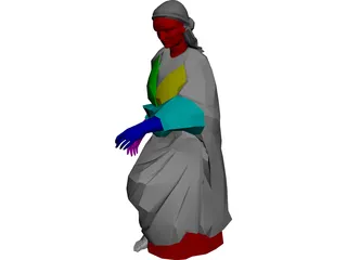 Greek Woman 3D Model