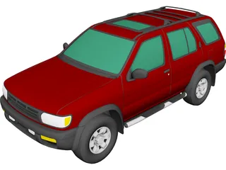 Nissan Pathfinder (1998) 3D Model 3D Preview