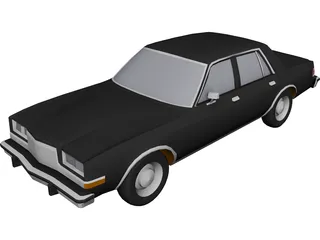 Dodge Diplomat (1983) 3D Model 3D Preview
