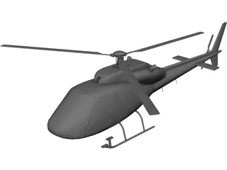 Eurocopter AS-355 Ecureuil 2 3D Model