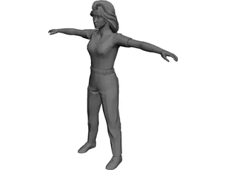 Girl 3D Model