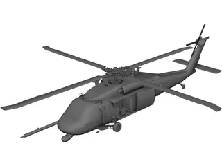 Sikorsky MH-60G [+Interior] 3D Model