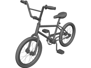 Bicycle BMX 3D Model 3D Preview
