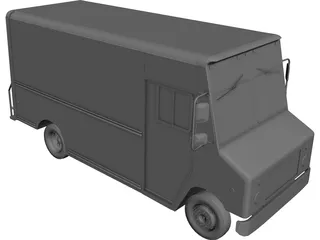 Delivery Van 3D Model