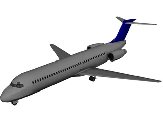 Boeing 717-200 3D Model