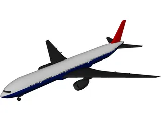 Boeing 777-300 3D Model