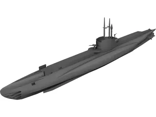 HMS Seawolf 3D Model