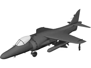 BAE Sea Harrier Mk.2 3D Model 3D Preview
