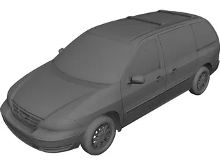 Ford Windstar (2000) 3D Model