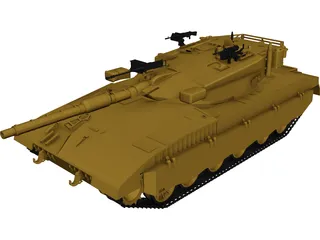 Merkava MK3 3D Model