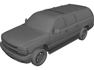 Chevrolet Suburban (2000) 3D Model