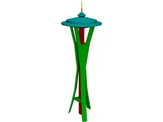 Space Needle 3D Model