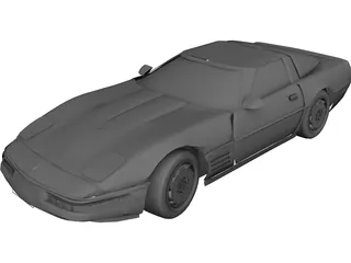 Chevrolet Corvette (1992) 3D Model