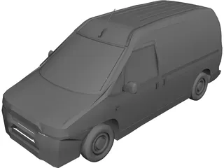 Fiat Scudo 3D Model 3D Preview