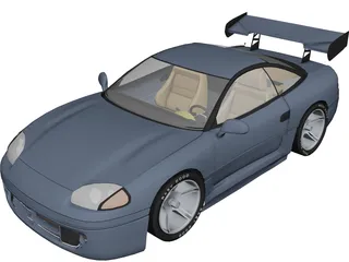 Mitsubishi 3000GT [Tuned] 3D Model