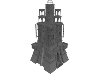 Tower 3D Model 3D Preview