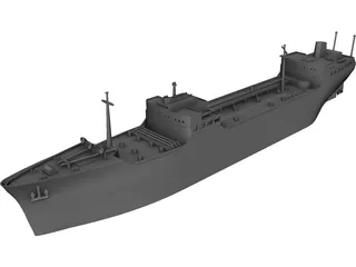 Texaco Tanker 3D Model 3D Preview