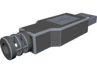 USB Connector 3D Model