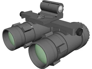 Anvis 9 NVG Goggles 3D Model