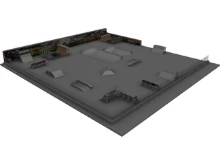 Skate Park 3D Model