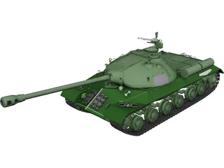 IS-3 Heavy Tank 3D Model