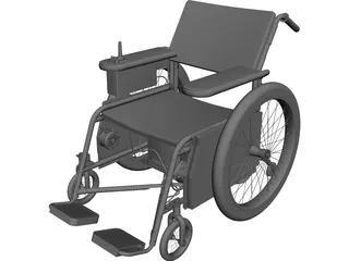 Wheelchair CAD 3D Model