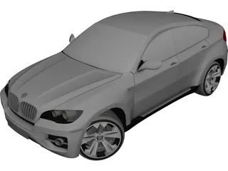 BMW X6 3D Model