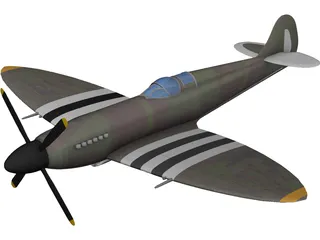 Supermarine Spitfire 3D Model