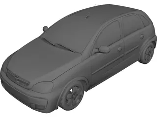 Opel Corsa 3D Model